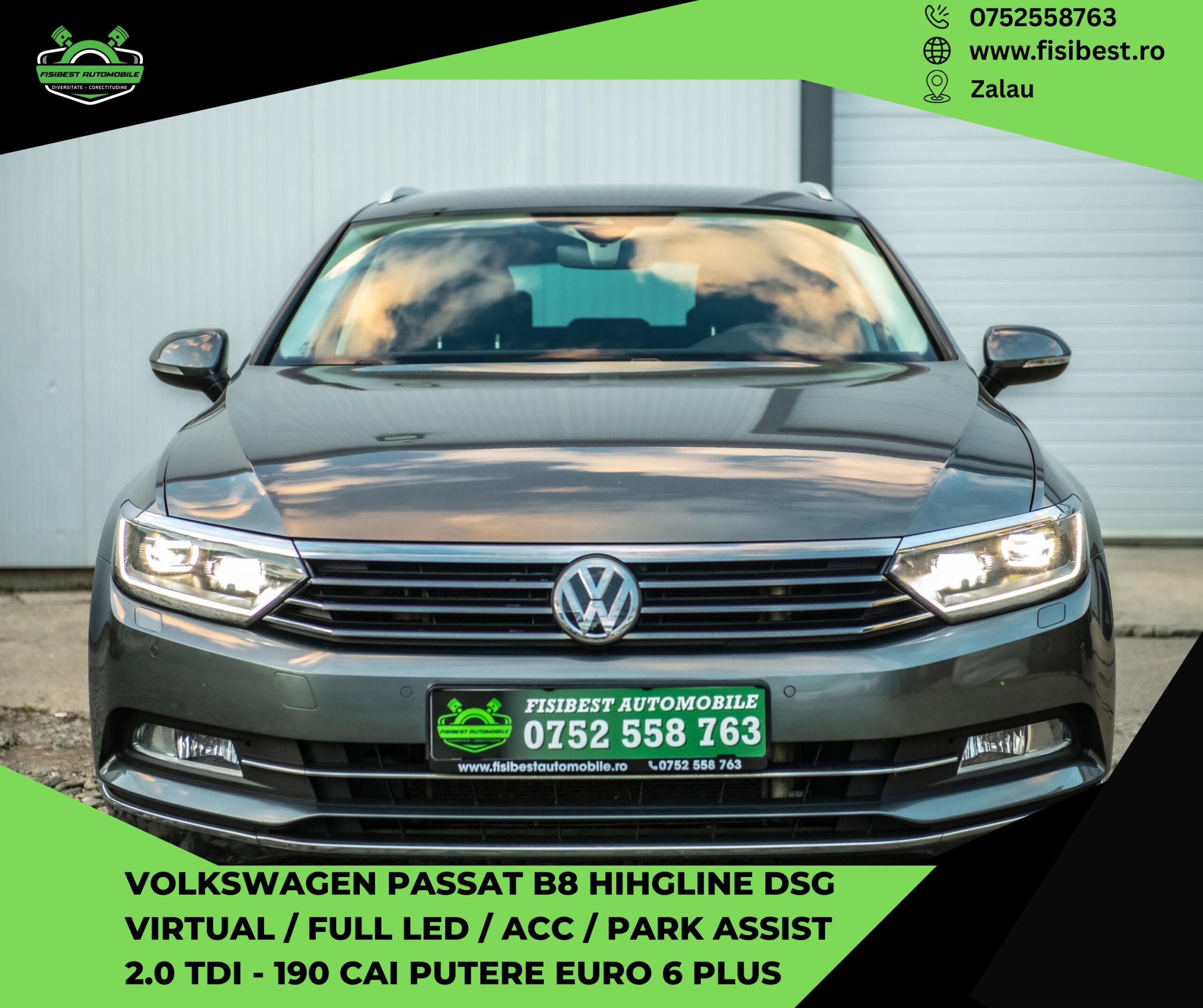 🔊 VW Passat B8 Highline “ Business Premium “ DSG ✨ Garantie Integrala 2 Ani ⬆️