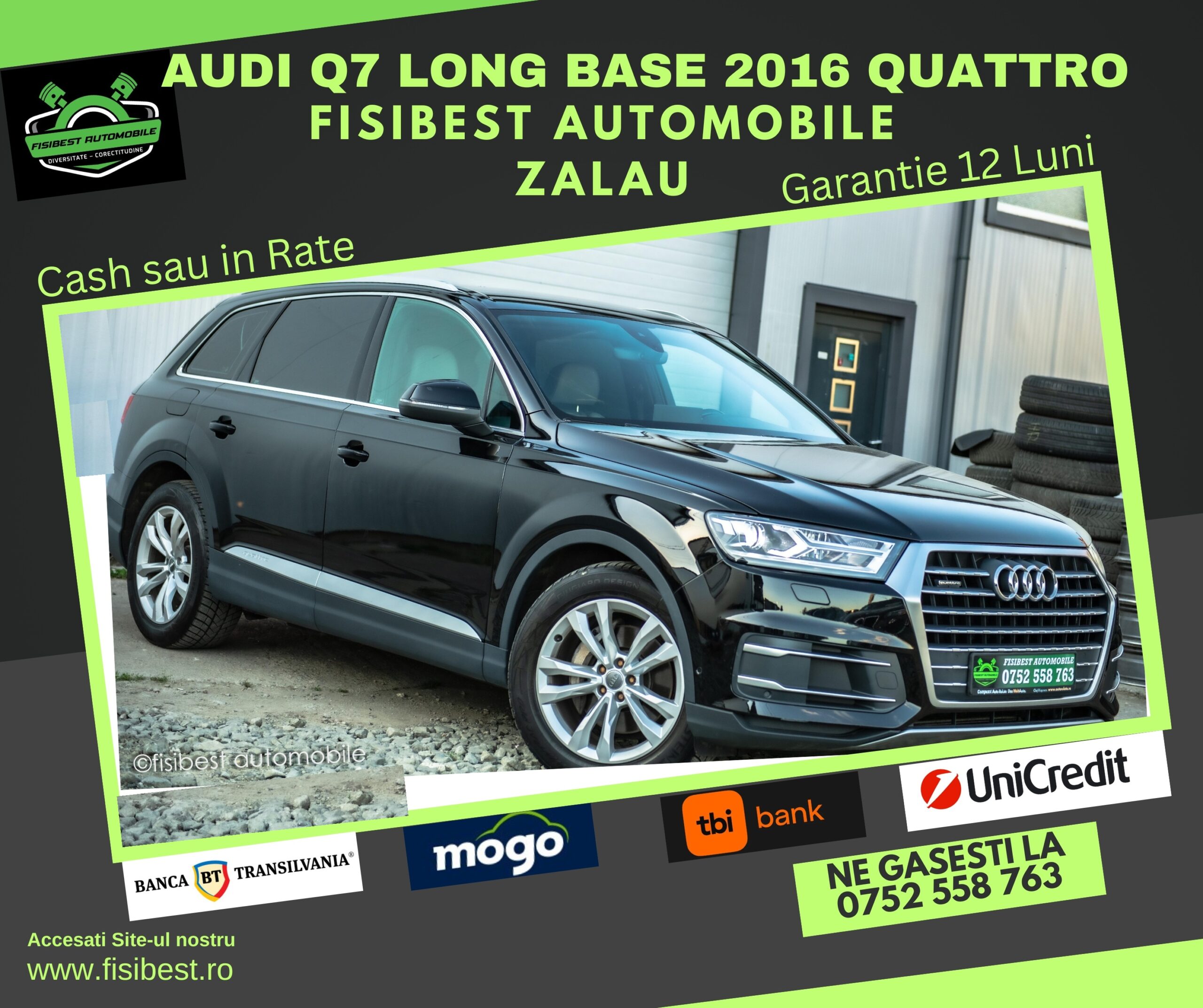 🔊 Audi Q7 2016 Long Base Quattro ⬆️